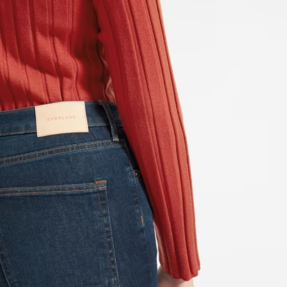 NWT EVERLANE AUTHENTIC STRETCH HIGH RISE SKINNY JEANS 23 TALL - Picture 5 of 6